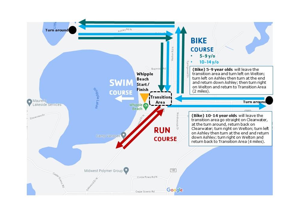 2024 kids tri map