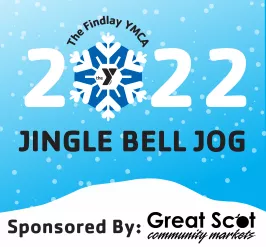 Snowy Graphic for Jingle Bell Jog