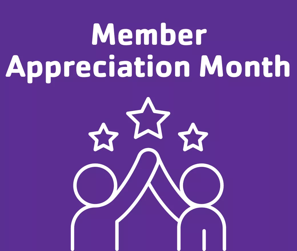 member appreciation month graphic
