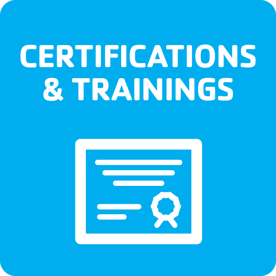 Certifications and Trainings