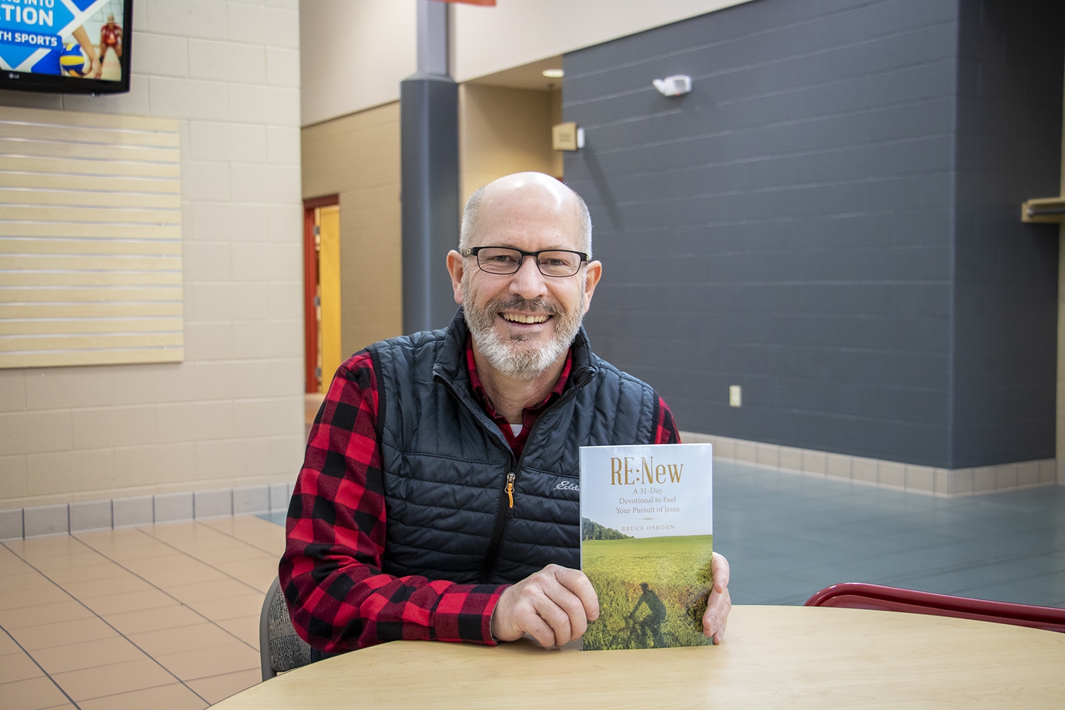 Bruce Osborn with Re:new Book