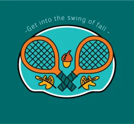 fall tennis social