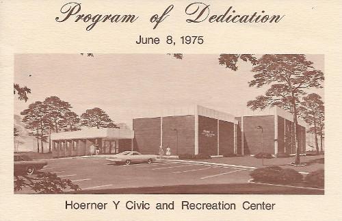 Hoerner YMCA dedication program