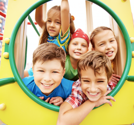 Kids on playground