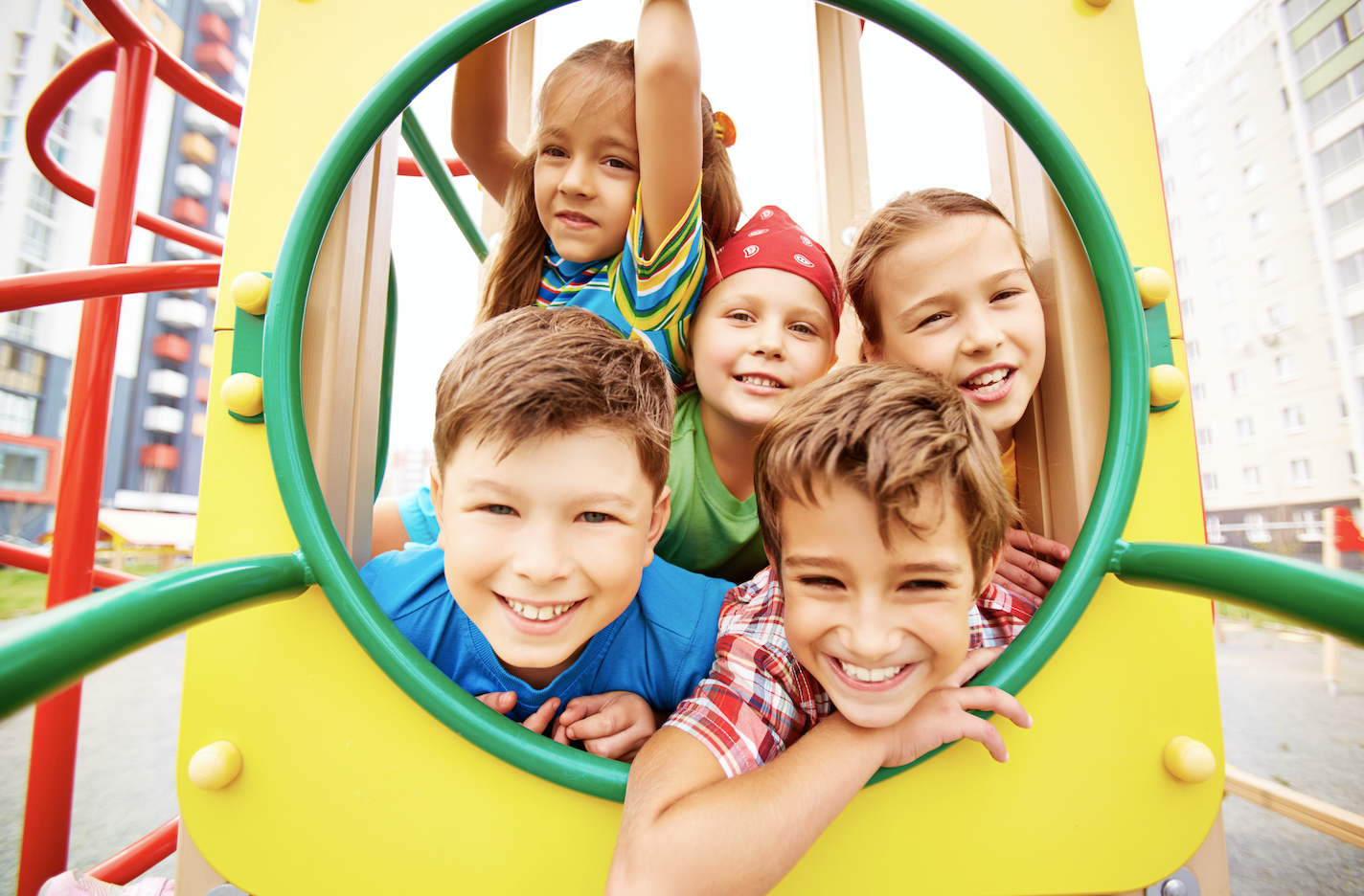 Kids on playground