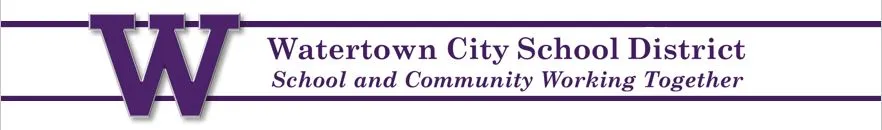 Watertown city school district logo