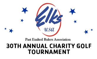 Carthage Elks logo for 30th Annual Charity Golf Tournament