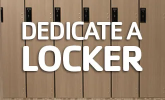 Lockers image and "Dedicate a Locker" copy