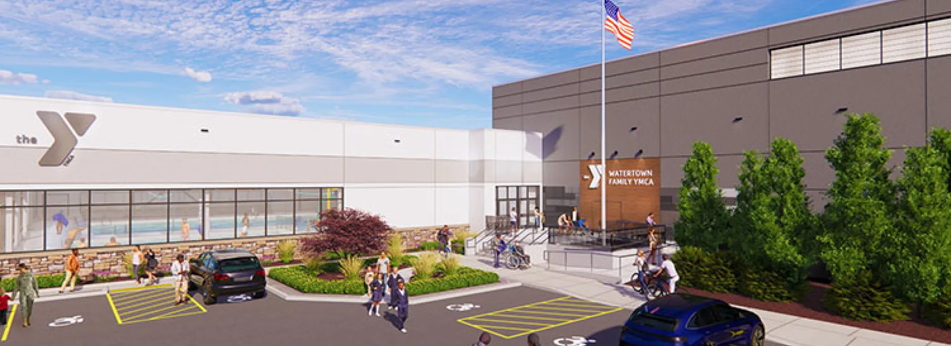 Main Entrance of new Y Building