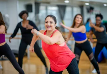 Older Adults in dance class