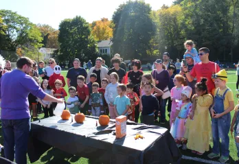 Mad Scientist experiment at the WSYMCA 2024 Annual Fall Festival