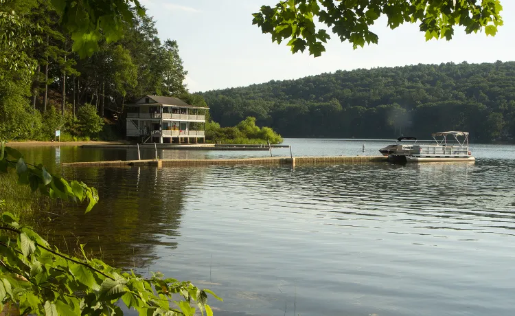 Camp Frank A. Day's waterfront