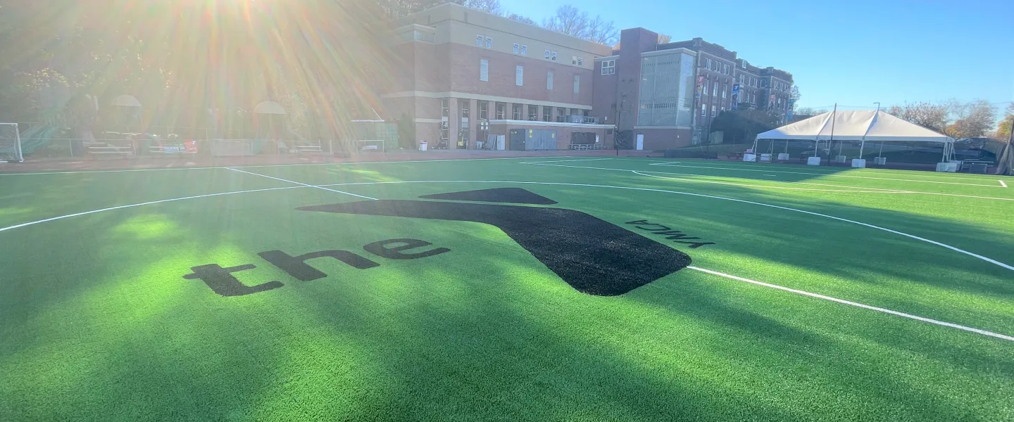 Outdoor turf field at the Church St Y