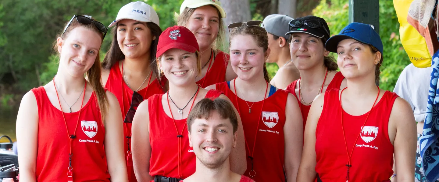 group of lifeguards at Camp Frank A. Day