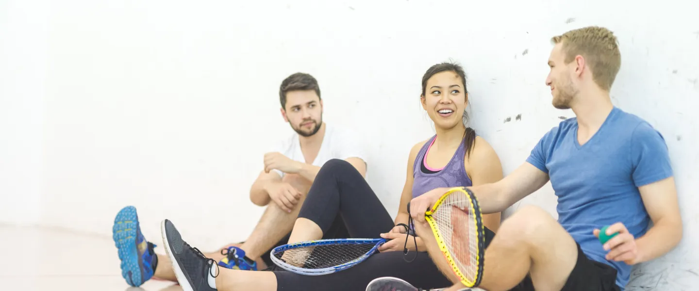 racquetball players