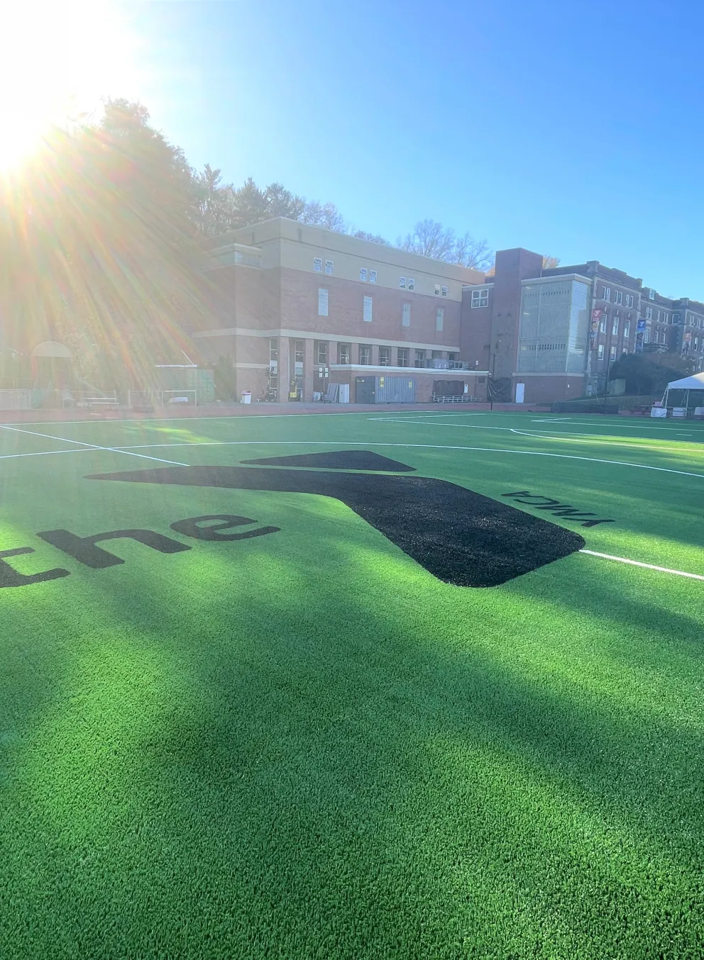 Outdoor turf field at the Church St Y