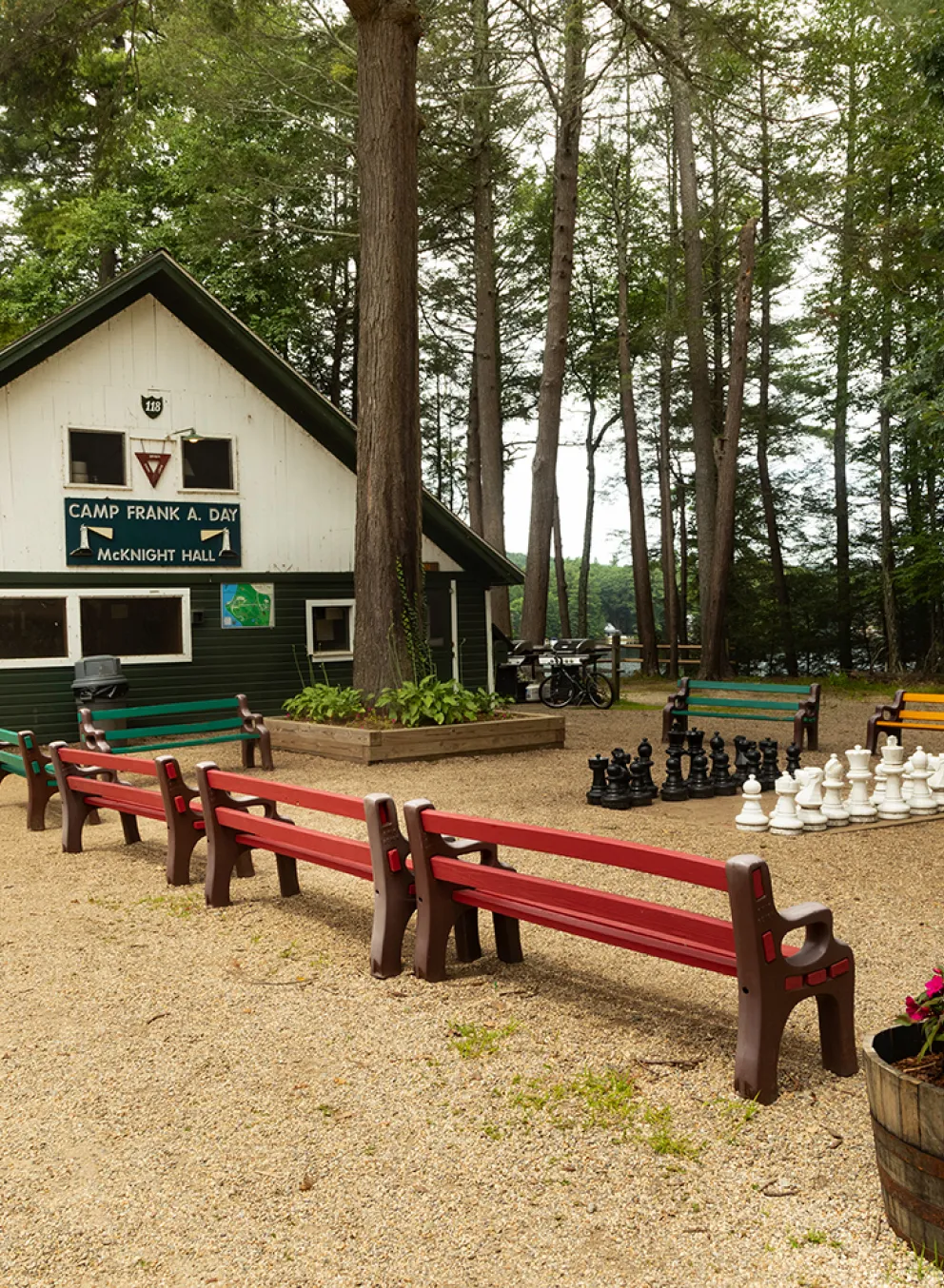 Dining Hall Exterior at Camp Frank A. Day