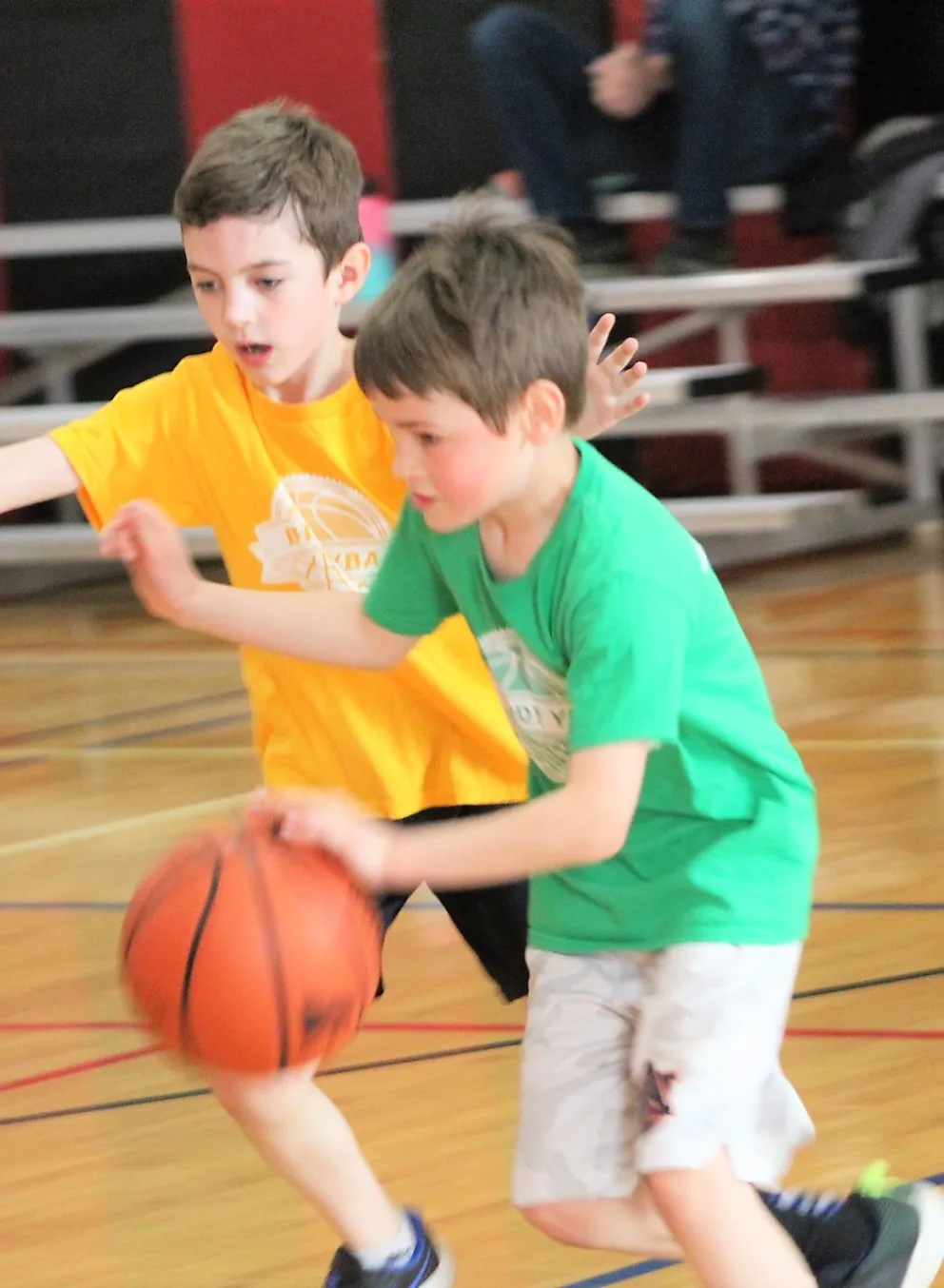 YBA playing basketball