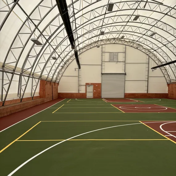 Inside the Camp Chickami Tented Courts