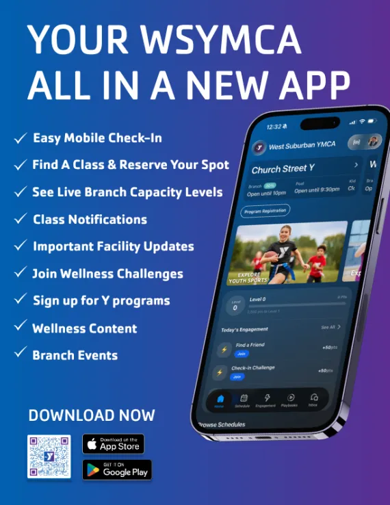 graphic sharing what new app looks like, and listing capabilities of the app