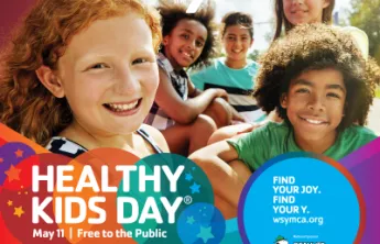 Healthy Kids Day banner with Date 2024
