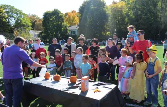 Mad Scientist experiment at the WSYMCA 2024 Annual Fall Festival