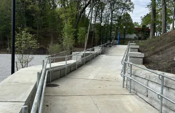 Accessible path at Wells Ave Y