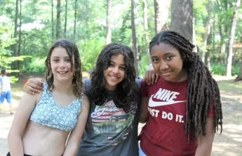 Chickami campers smiling together