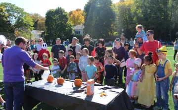 Mad Scientist experiment at the WSYMCA 2024 Annual Fall Festival