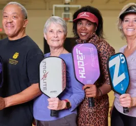 Pickleball players at the YMCA of Central KY