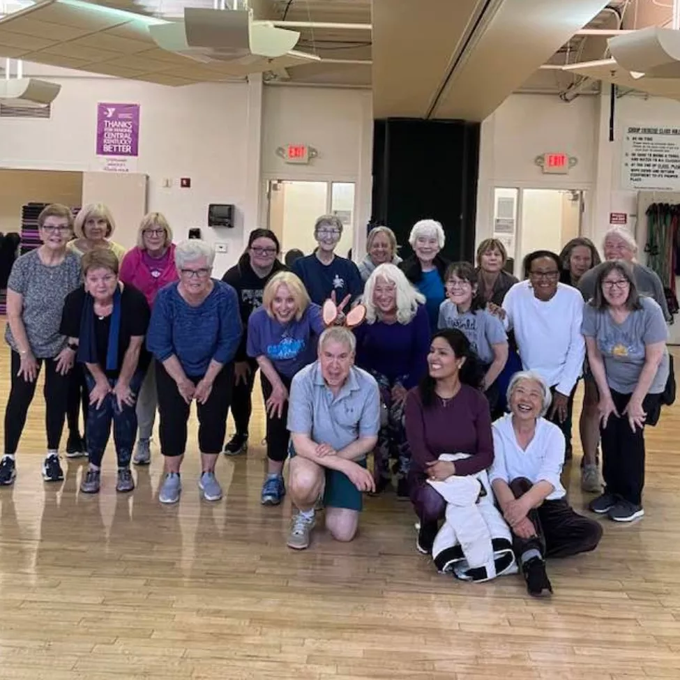 Active Older Americans Blog Group shot at Beaumont YMCA