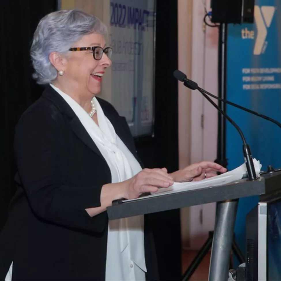 YMCA president and CEO Paula Anderson at the 2022 Annual Celebration