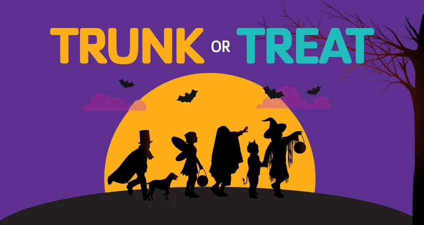 Join us for a free community Trunk or Treat at the Whitaker Family YMCA