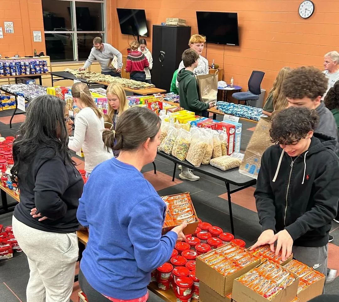 Help donate food for school families in need of supplemental sources over the holidays.