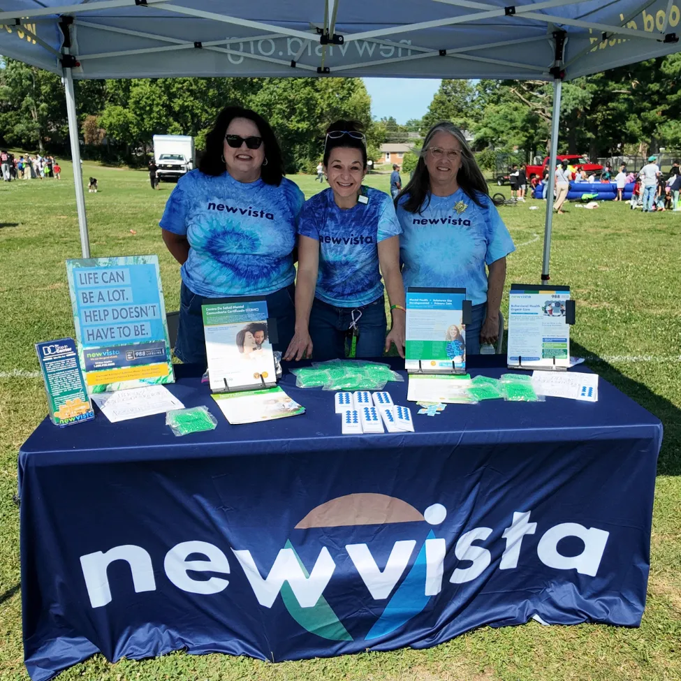 Thank you to New Vista for supporting our Back to School Rallies!