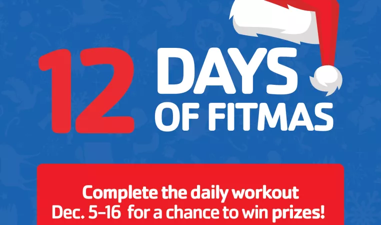 12 Days of Fitmas challenge graphic