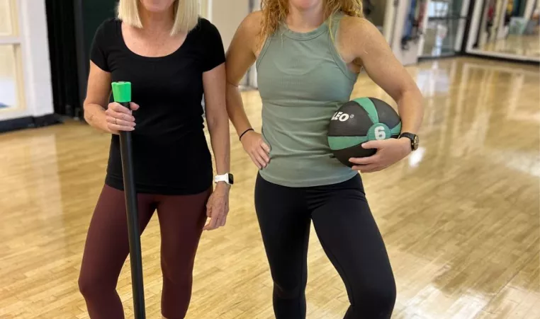 Mother and daughter Yvonne and Keri stay healthy at the Beaumont YMCA in Lexington KY