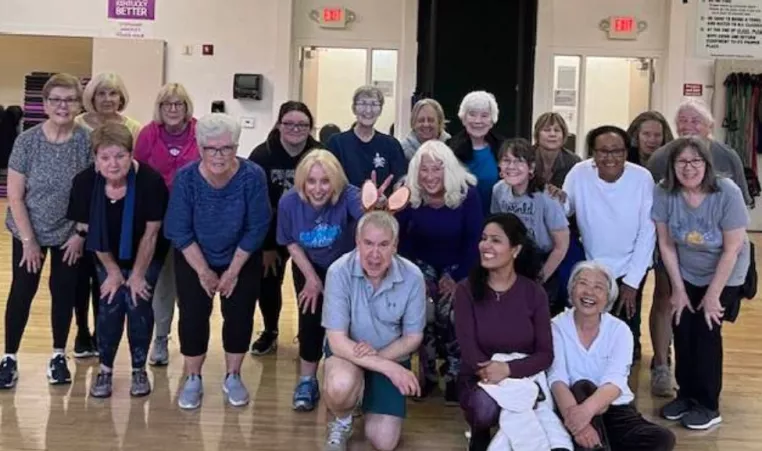 Active Older Americans Blog Group shot at Beaumont YMCA