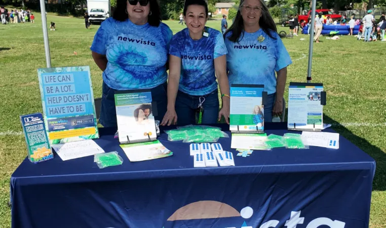Thank you to New Vista for supporting our Back to School Rallies!