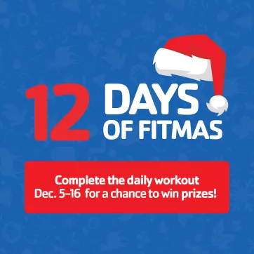12 Days of Fitmas challenge graphic