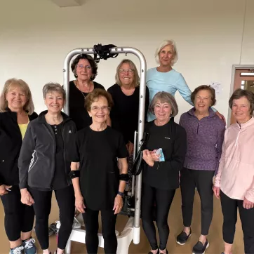 Pam B's Tuesday morning ladies at the Whitaker Family YMCA