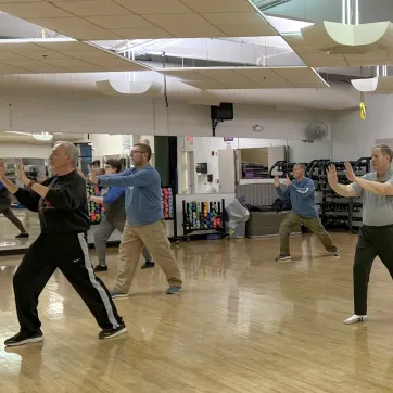 Tai Chi led by Master Cubine at the C.M. Gatton Beaumont YMCA