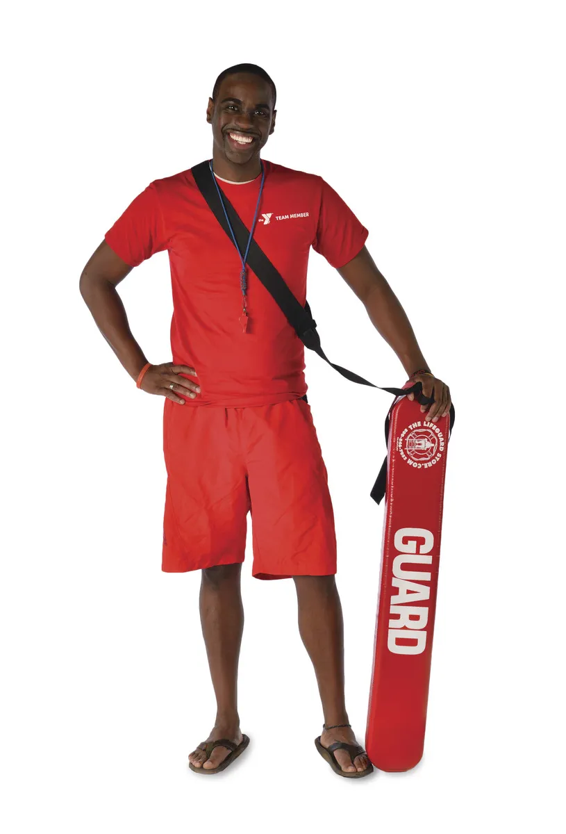 Lifeguard Smiling with no background