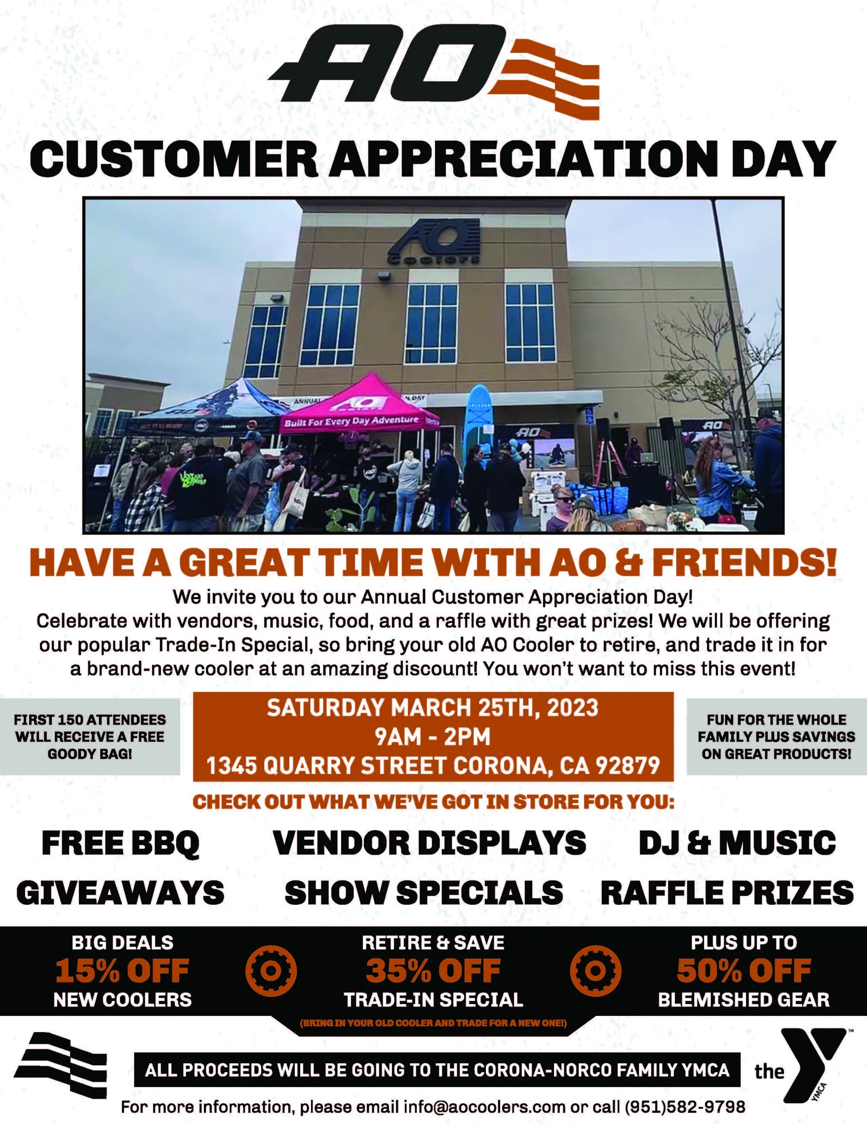 AO Coolers Customer Appreciation Day