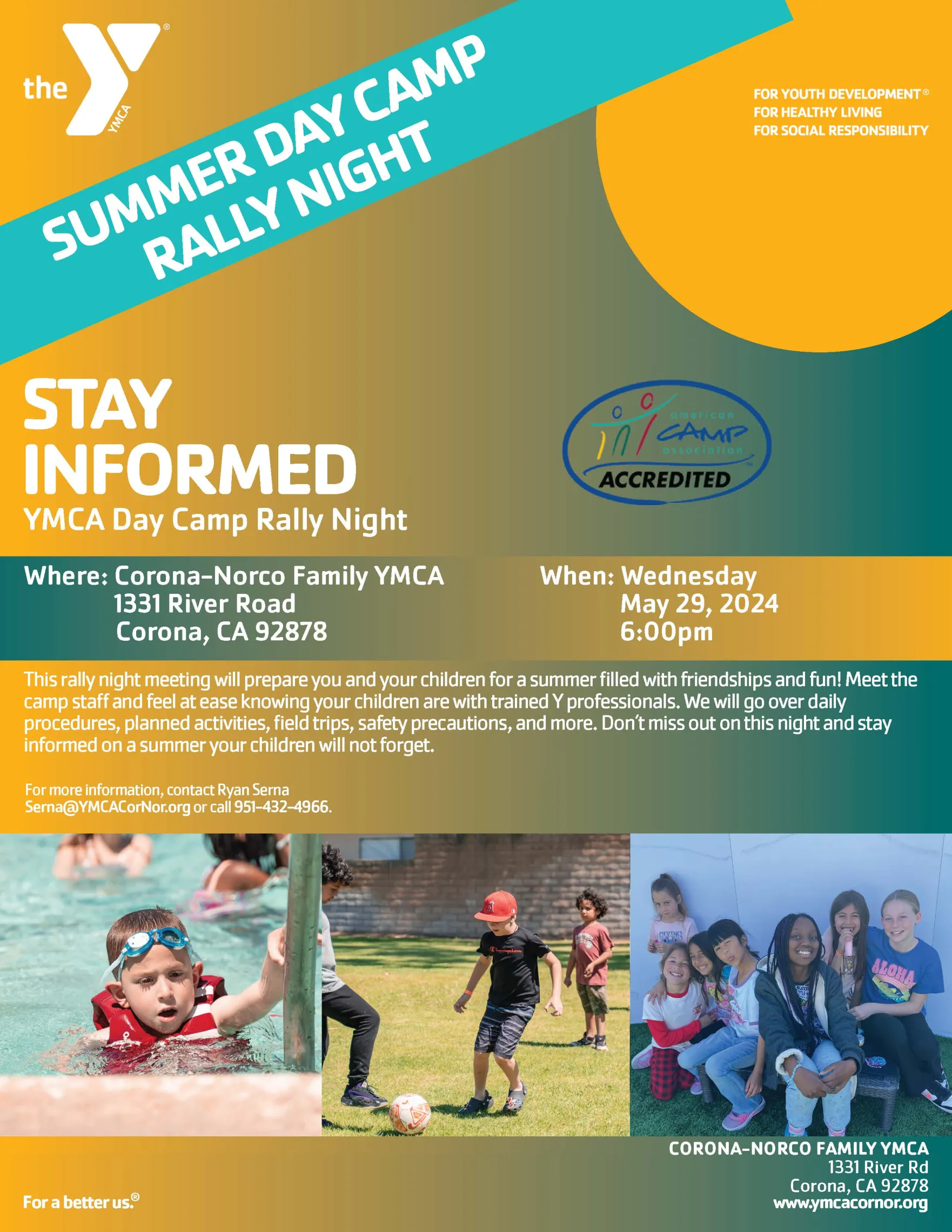Summer Day Camp Rally Night