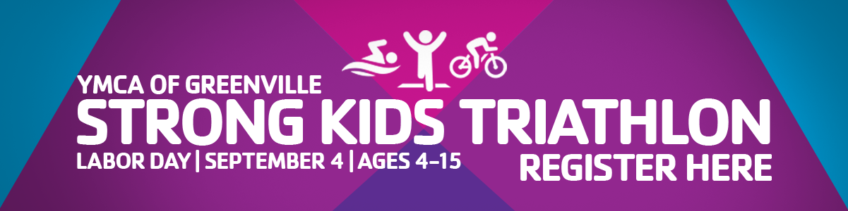 Register Here for the YMCA Strong Kids Triathlon - Labor Day, September 4, Ages 4-15
