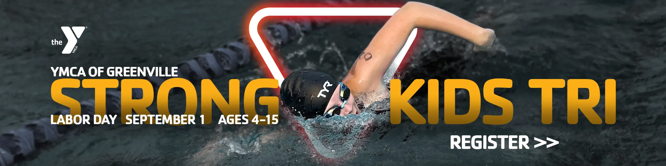 YMCA of Greenville Strong Kids Triathlon - Labor Day Sept 1 - Ages 4-15 - Register Here