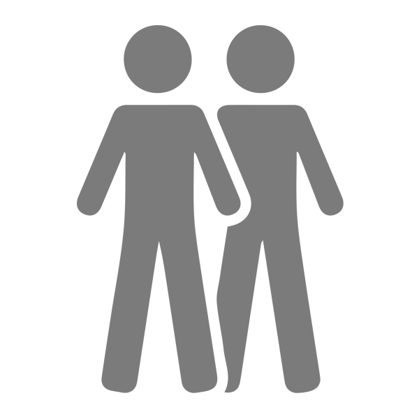 cartoon graphic of two adults