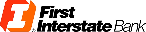 first interstate bank logo with letter I outlined in orange